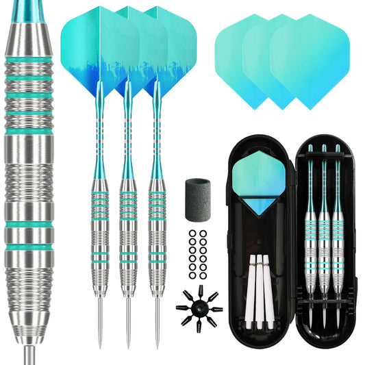 Darts Metal Tip Set 3 Aluminum Shaft Metal Dart Set Professional Darts Steel Tip Sets